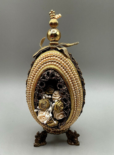 Vintage beaded diorama - vintage,