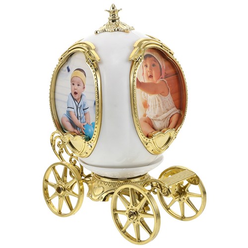 Pumpkin carriage figurine - carriage,