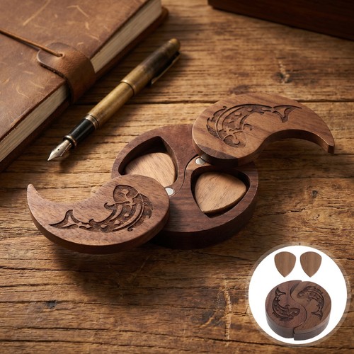 Portable guitar pick case - pick,
